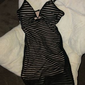 Black/Nude Cocktail Dress